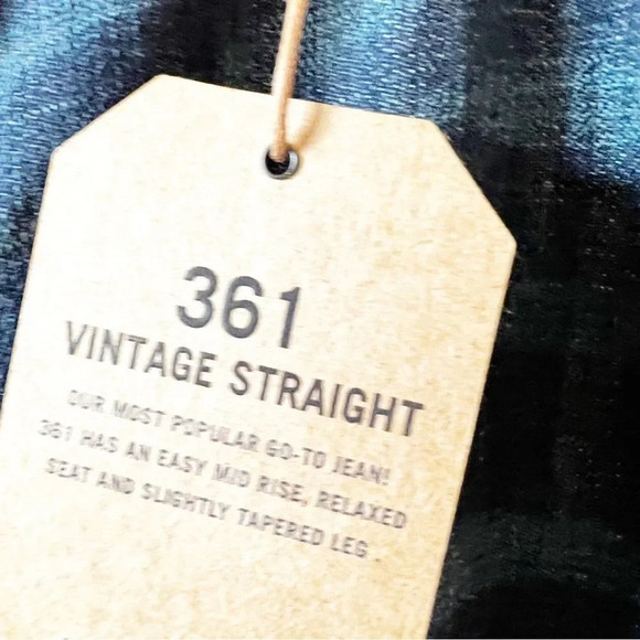 Lucky Brand Men’s Jeans 361 Vintage Straight Dark Blue Wash 42 X 30 New With Tag - Picture 3 of 14